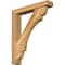 Ekena Millwork Olympic Block Rough Sawn Bracket w/ Offset Brace, Western Red Cedar, 4"W x 20"D x 24"H BKT0402X20X24OLY05RWR - alternate 1
